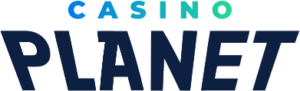 Casino Planet logo blå