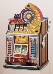 Gammel spilleautomat - Vintage slotmachine